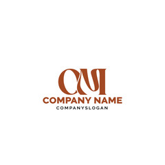 Letter OM logo design, vector logo design, illustration 