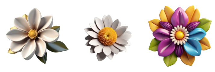 flower isolated on transparent background