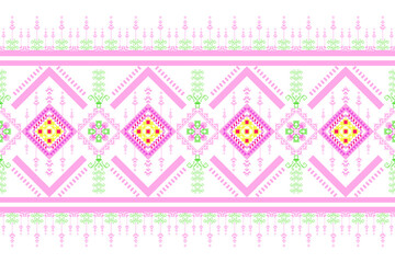 Characteristics of local art cloth Mixed ethnic traditional fabrics, details and flowers used for weaving, carpets, culture, shallot, mama, cloth, illustrations, reviews, components,seamless patterns
