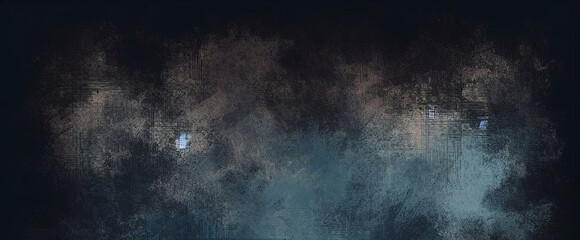 Fototapeta premium old blue paper background with watercolor stains and vintage texture in elegant solid blue website or textured paper design