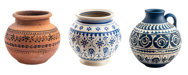 Traditional clay pottery