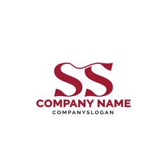 Letter SS logo design, vector logo design, illustration 