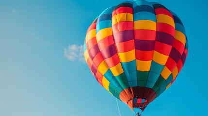 Naklejka premium Hot air balloon