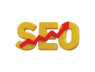 Search engine optimization icon 3d render concept of seo service icon vector illustration