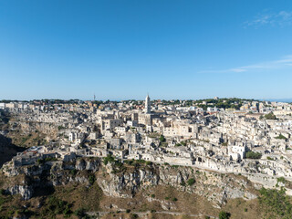 Obraz premium Aerial View - Sassi di Matera, Italy