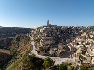 Obraz premium Aerial View - Sassi di Matera, Italy