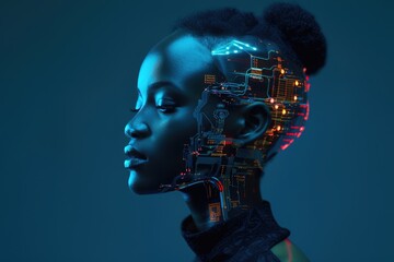 Circuitry Chronicles: The Essence of AI in Afro Culture