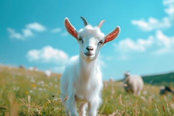 Obraz premium The Allure of Caprine Majesty: Beauty in Small Hooves