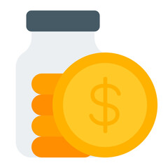 Money Growth flat icon