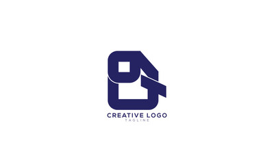 AJ J Abstract initial monogram letter alphabet logo design