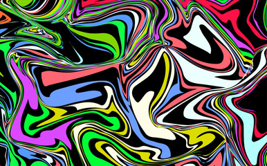 abstract colorful swirl wavy background design