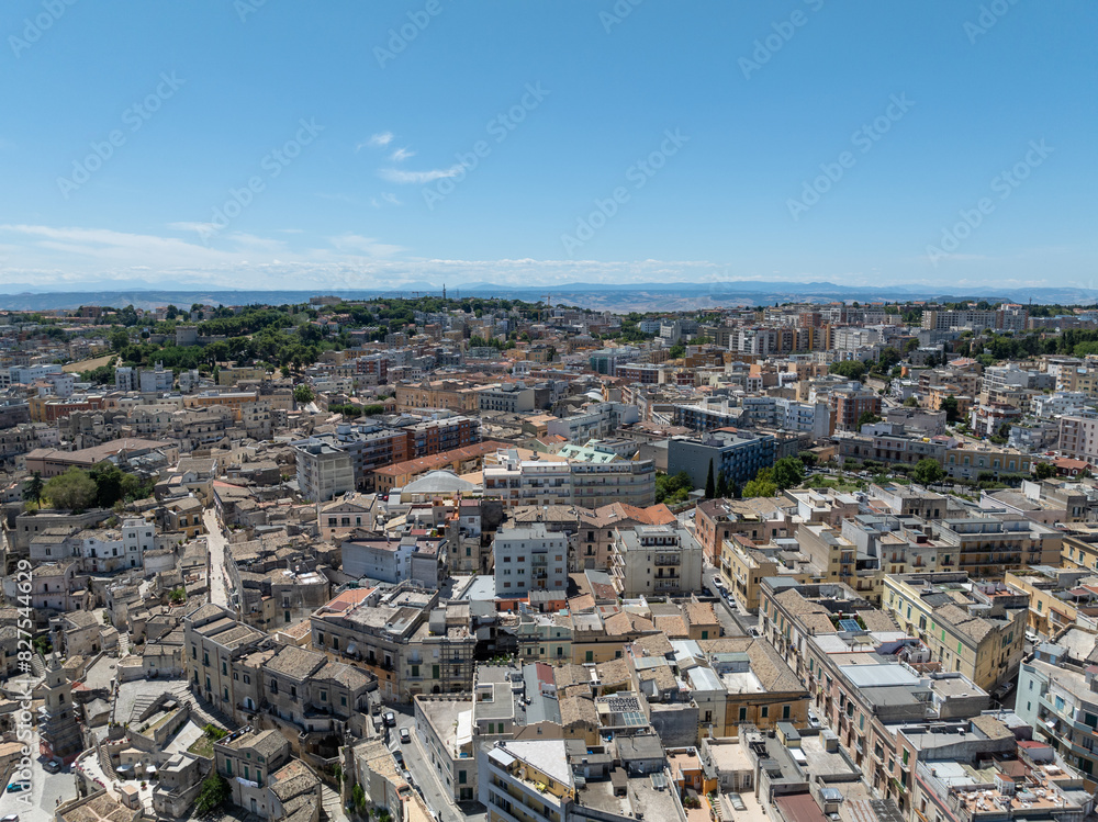 Sticker cityscape - matera, italy