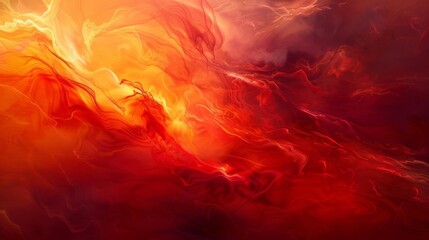 Change the light burst to a fiery red and orange palette