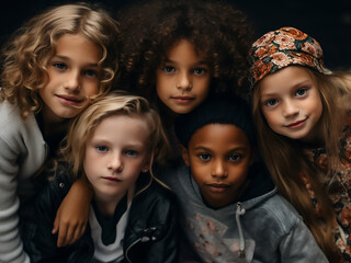 Stylish kids exude cuteness and charm