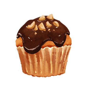 Sweet and salty food and cake