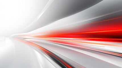 Abstract background of bright dynamic stripes movement with red and gray colors, simple white background. For wallpapers, business cards or templates.