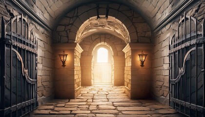 Obraz premium Prison of ancient time