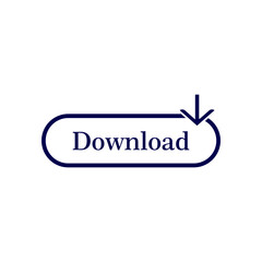 vector download button icon