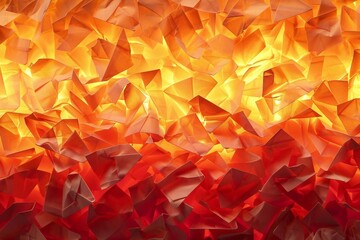 Blazing Inferno: Abstract Fire Texture with Transparent Border