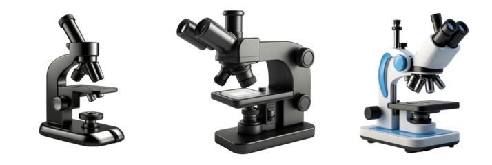 microscope isolated on transparent background