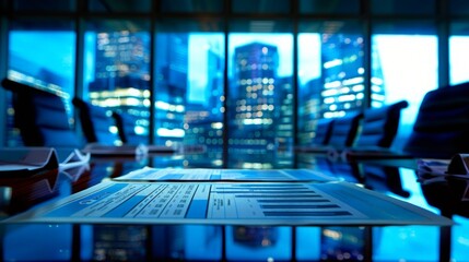 Fototapeta premium Corporate Finance Strategy: finance strategies, mergers and acquisitions, and financial performance. Highlight the strategic and high-stakes nature of corporate finance decisions.