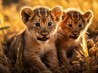 Tanzania's Ngorongoro Crater witnesses playful lion cubs