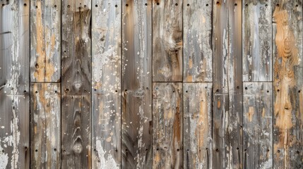 Fototapeta premium Texture or background of weathered wooden wall