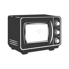 Silhouette microwave black color only