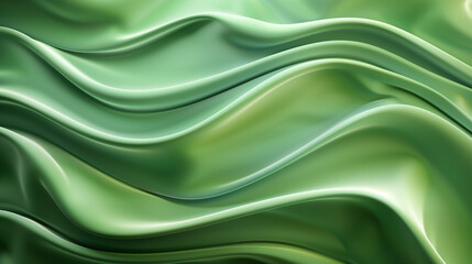 Obraz premium Abstract organic green lines illustration for wallpaper background.
