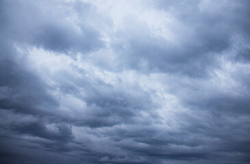 Obraz premium dark rain clouds, stormy sky concept,