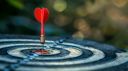 bullseye target or dart board haunted dart arrow, generative AI