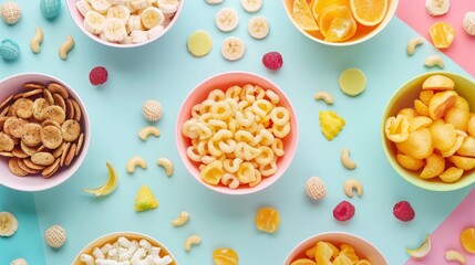 A colorful assortment of fruits