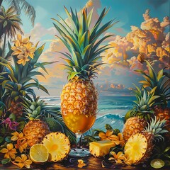 Pineapple Paradise: Tropical Treat for Any Time 