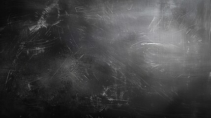 Dark textured blackboard background with scratches, ideal for educational, school, or design use. High-resolution image with space for text.