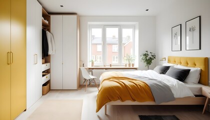 Scandinavian bedroom interior design bedroom