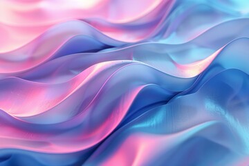 Obraz premium Three dimensional render of wavy pattern. Design of albums, notebooks, banners, postcards, posters