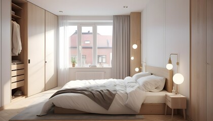 Scandinavian bedroom interior design bedroom