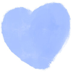 Blue Jeans Heart Brushstroke