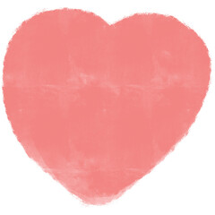 Plum Pink Heart Brushstroke