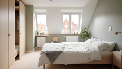 Scandinavian bedroom interior design bedroom