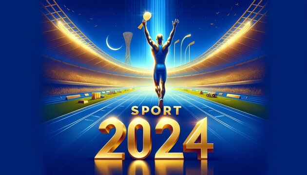 olympic paris sport 2024 ,vector illustration stadium