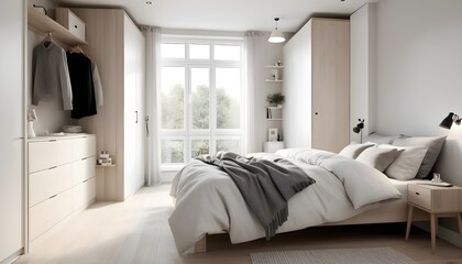 Scandinavian bedroom interior design bedroom