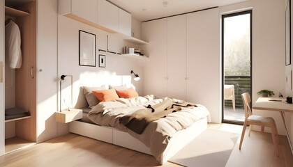 Scandinavian bedroom interior design bedroom