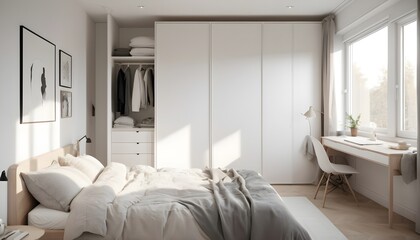 Scandinavian bedroom interior design bedroom