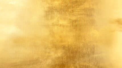 Dark, dirty, rough gold texture metallic golden foil paper yellow wallpaper background banner