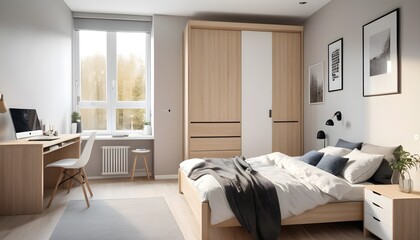 Scandinavian bedroom interior design bedroom