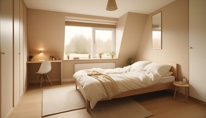 Scandinavian bedroom interior design bedroom