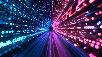 5G or 6G dot line mobile technology. Wireless data network and connection technology concept. high-speed, futuristic background. vector design.