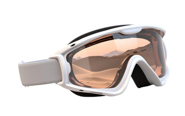 ski goggles isolated on white