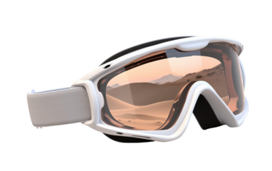 ski goggles isolated on white
